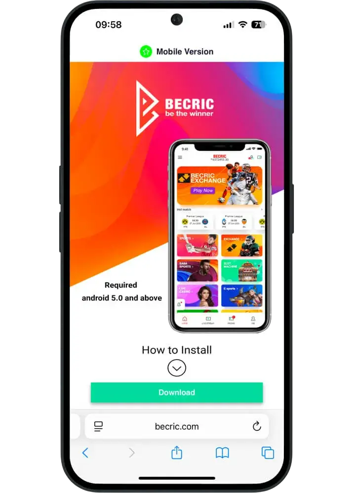 Download the BeCric APK for Android