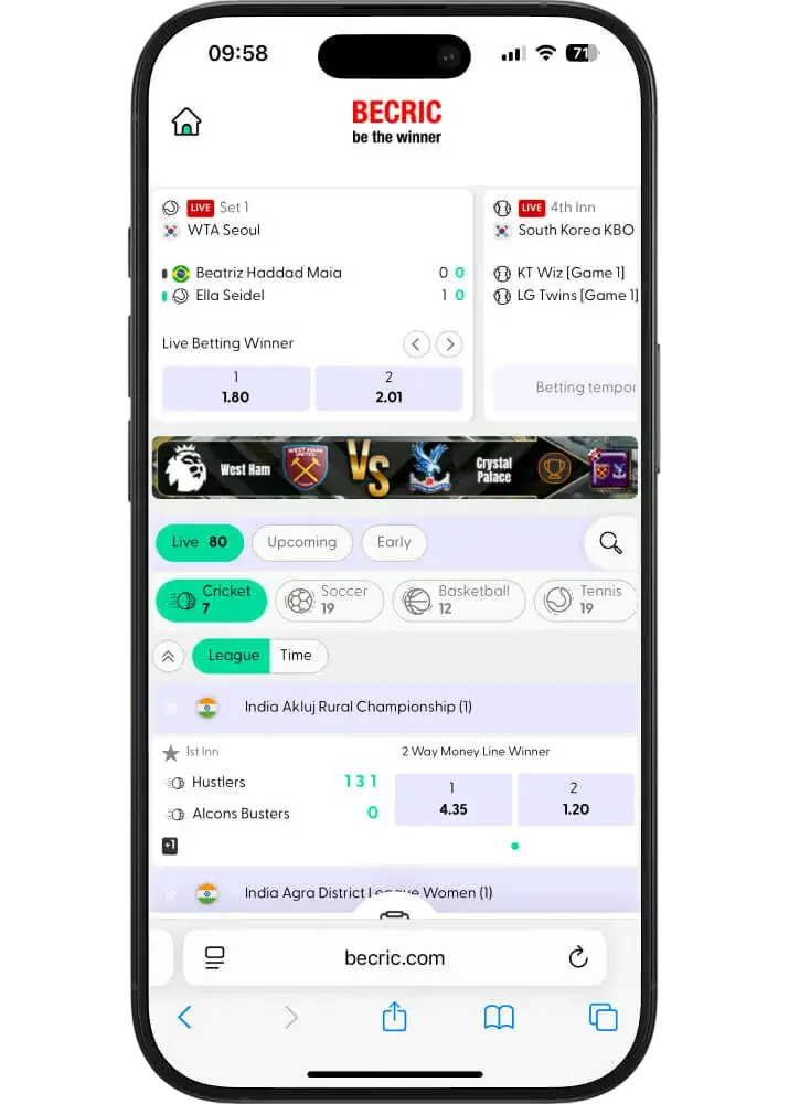 Sports Betting on BeCric